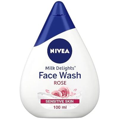 NIVEA Milk Delights Face Wash Caring Rosewater For Sensitive Skin 100ml